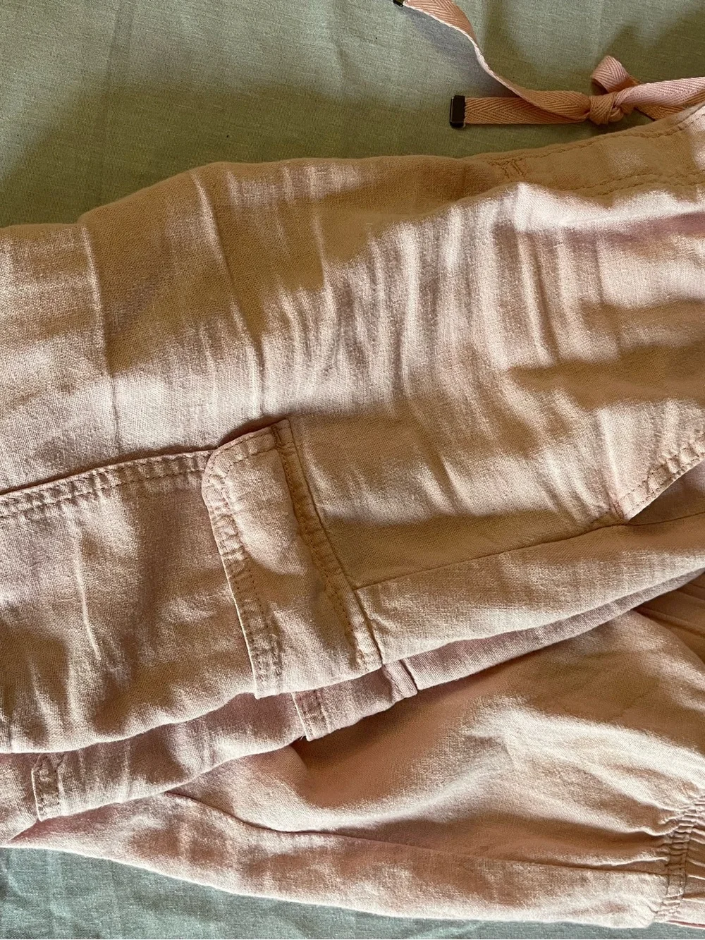 St. John's Bay Light Pink Cargo Jogger Pants for Kids